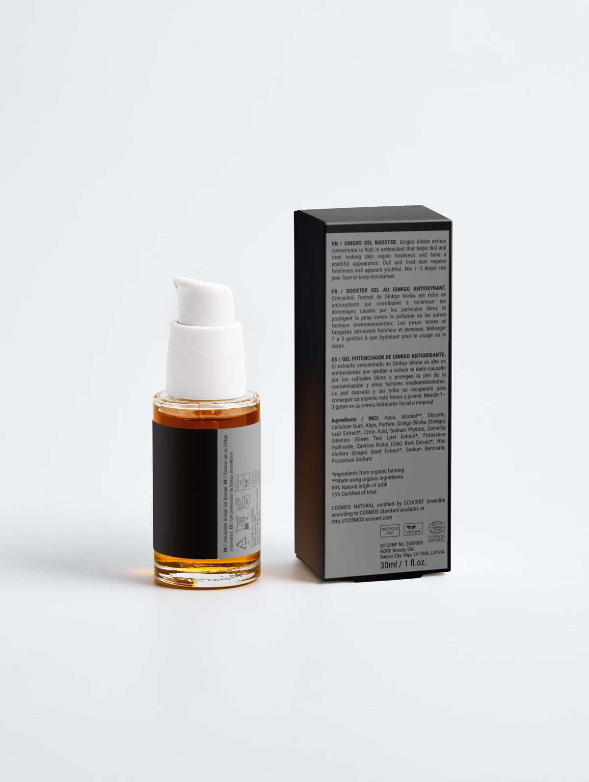 Antioxidant Ginkgo Gel Booster
