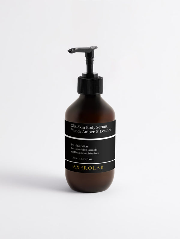 Silk Skin Body Serum, Woody Amber & Leather