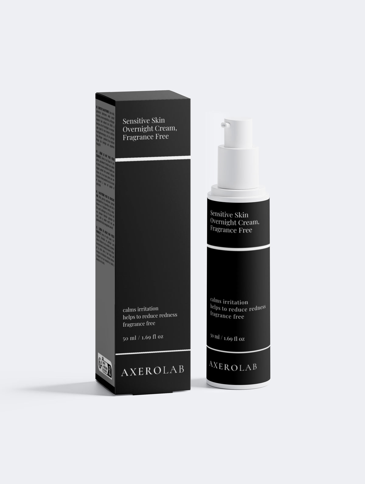 Sensitive Skin Overnight Cream, Fragrance Free